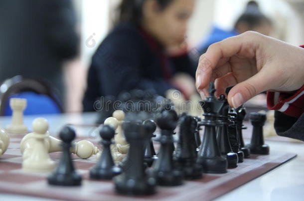 国际象棋棋盘游戏移动玩