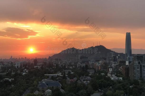 建筑城市全城云风景