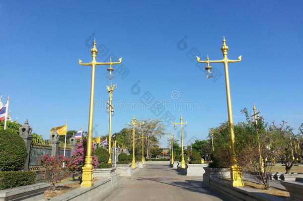 金柱或电线杆在沃特索顿瓦拉姆