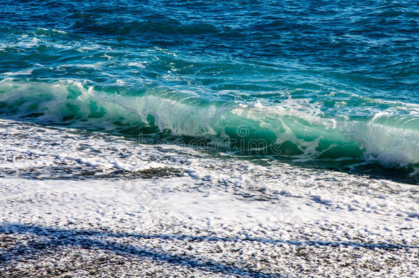 背景海滩蓝色<strong>底部</strong>海岸