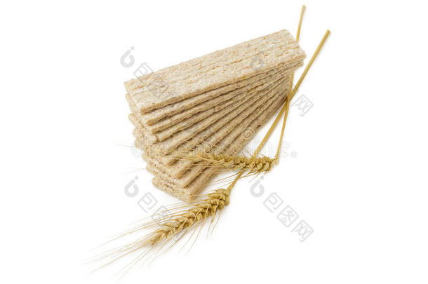 农业烘烤大麦面包荞麦