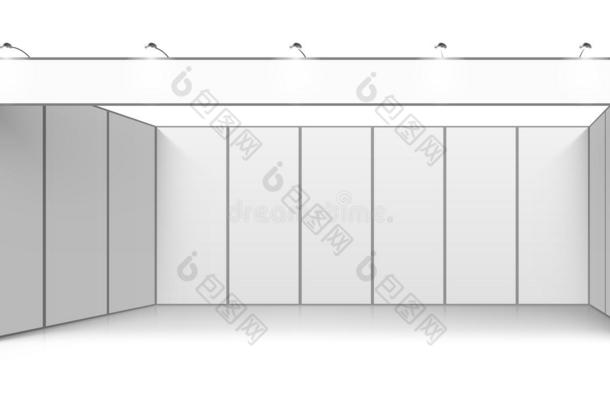 空白白贸易展台系统展台