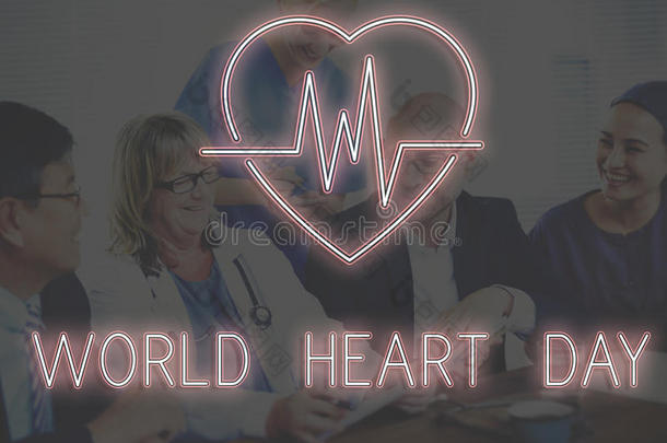 心脏<strong>心血</strong>管疾病心脏图形概念