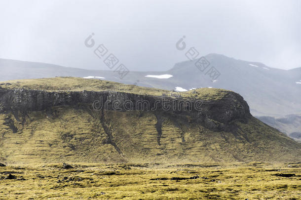 史诗景观冰岛绿岩超现实主义