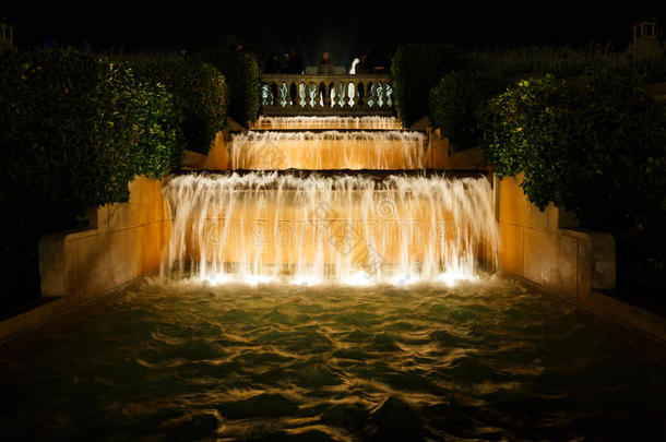 巴塞罗那蒙特威奇魔法喷泉