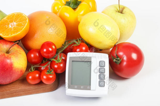 血压监测和水果与蔬菜，健康的生活方式