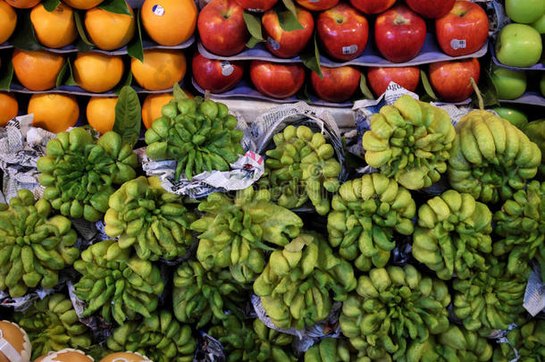 水果店，农产品在农民市场