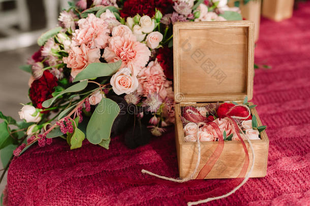 花艺婚礼木箱装饰