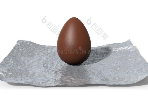 打开<strong>包装</strong>的<strong>巧克力</strong>蛋。