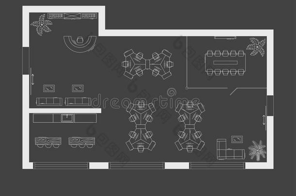 建筑师建筑的建筑学背景蓝图