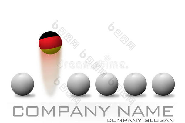 德国<strong>弹跳</strong>球公司标志