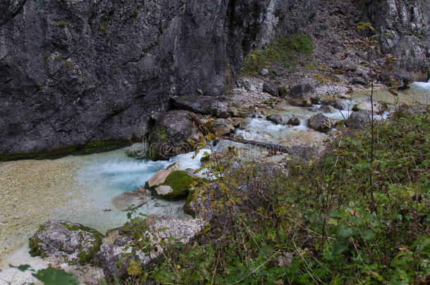 阿尔卑斯山巴伐利亚攀登云云景