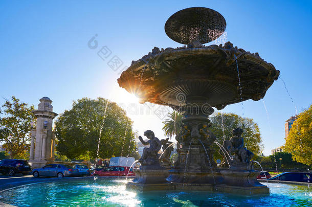 阿拉梅达阿尔韦达喷泉1878年在巴伦西亚