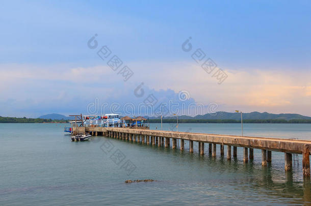 Chanthaburi湾混凝土码头
