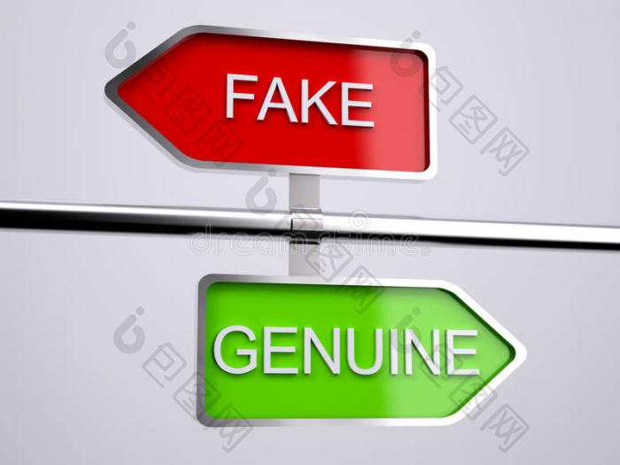 假的和真正的标志图片-包图网企业站