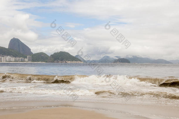 里约热内卢的科帕卡巴纳海滩-巴西