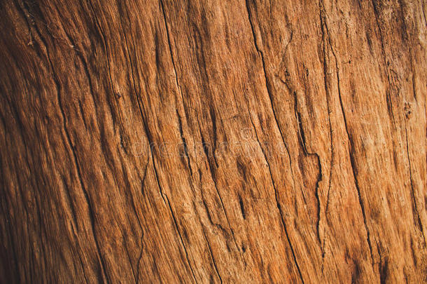 棕色的老硬木背景。