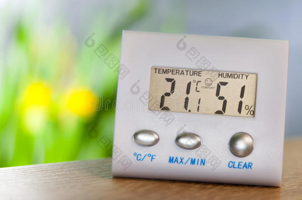 电子湿度计和温度计