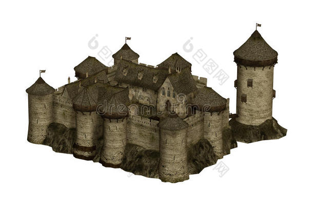 古代的建筑学战场城堡防守
