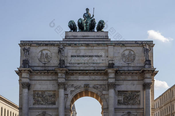拱门巴伐利亚蓝色欧洲大门