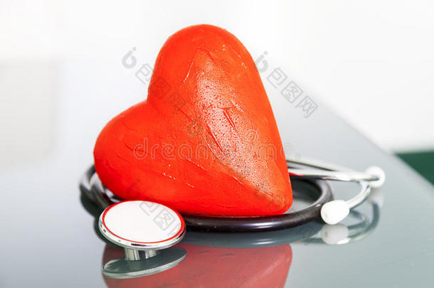 背景击败心脏的心脏病学家心脏病学