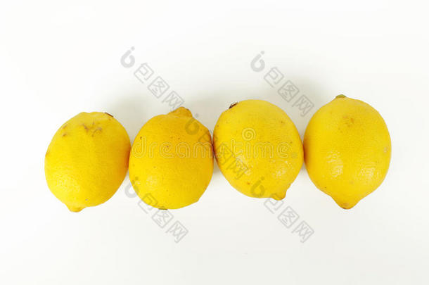 新鲜柠檬<strong>整体</strong>和切片