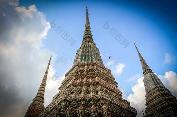 泰国<strong>寺庙</strong>的细节，泰国<strong>佛塔</strong>寺渡假佛教