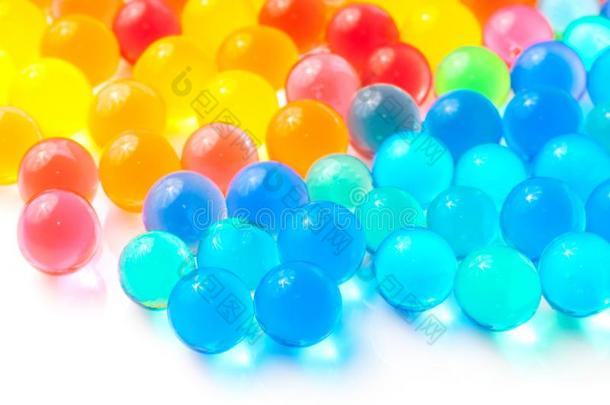 聚合物凝胶的彩色球