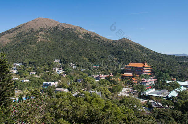 宝莲寺，大屿山，中国香港。