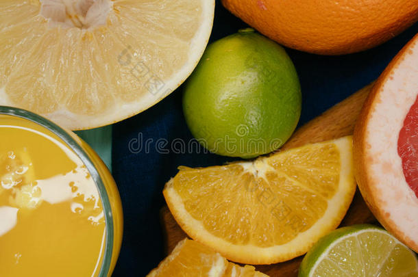 柑橘，橘子，柠檬，柠檬，<strong>柚子</strong>，<strong>柚子</strong>在复古的波