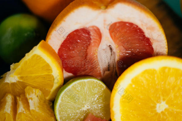 柑橘，橘子，柠檬，柠檬，<strong>柚子</strong>，<strong>柚子</strong>在复古的波
