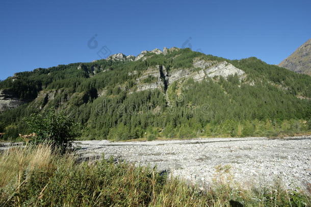 法国阿尔卑斯山的香槟山谷