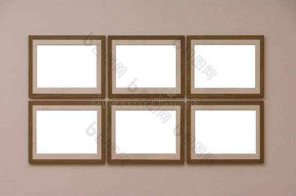 空白白色美术馆框架图片墙白色当代莫