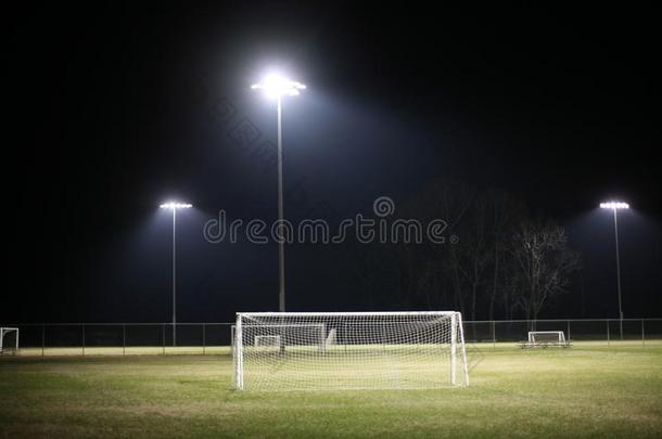 夜间足球场