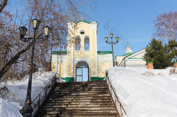 俄罗斯托姆斯克市罗马天主教会入口大门