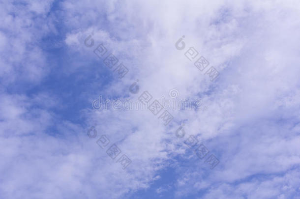 天空中的云，自然背景