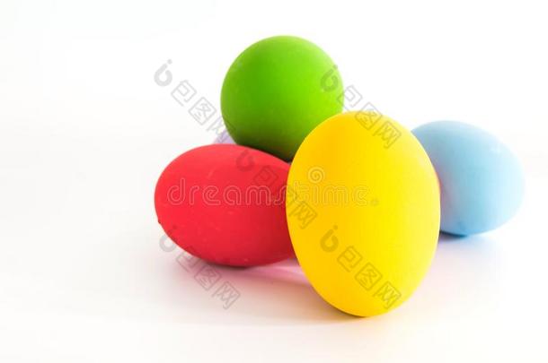 彩色复活节彩蛋背景