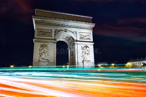 凯旋门在巴黎凯旋门