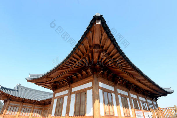 传统韩国屋顶