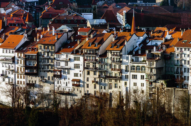 瑞士经典城市建筑街景
