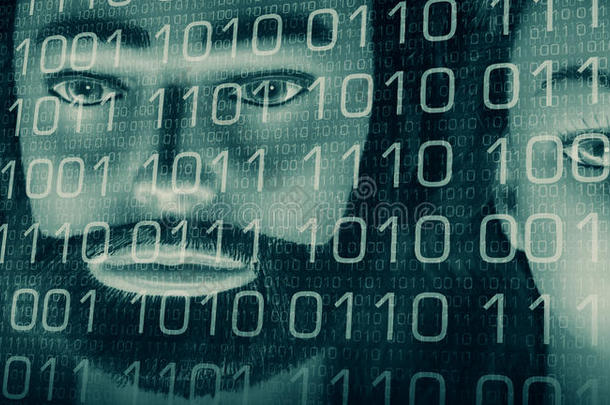 黑客计算机代码，网络犯罪攻击概念