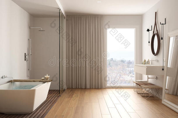 经典浴室，现代简约的室内设计