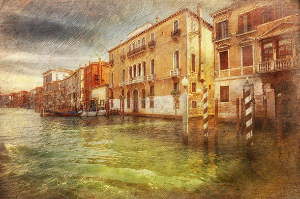 大运河。威尼斯。意大利。