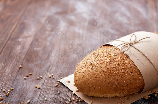 烤面包师面包店大麦面包