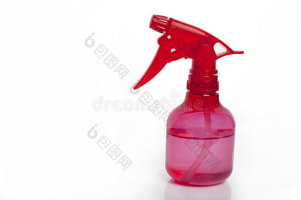 红色喷雾瓶