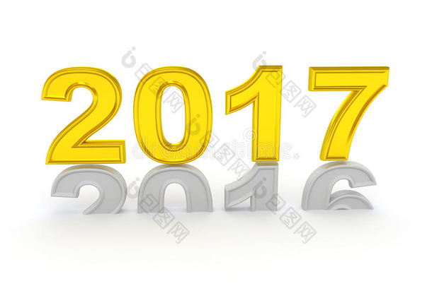 2016<strong>年2017年日历</strong>庆祝概念