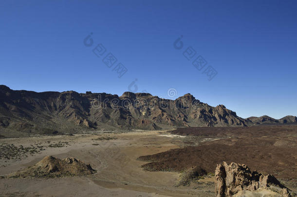 外火山环的东部有熔岩流