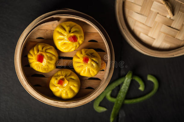 点心饺子。 中国传统食品