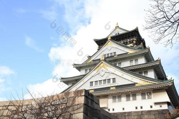 大阪城堡塔在大阪