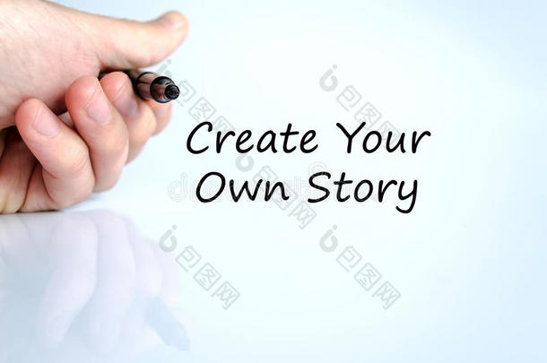 创建自己的故事文本概念